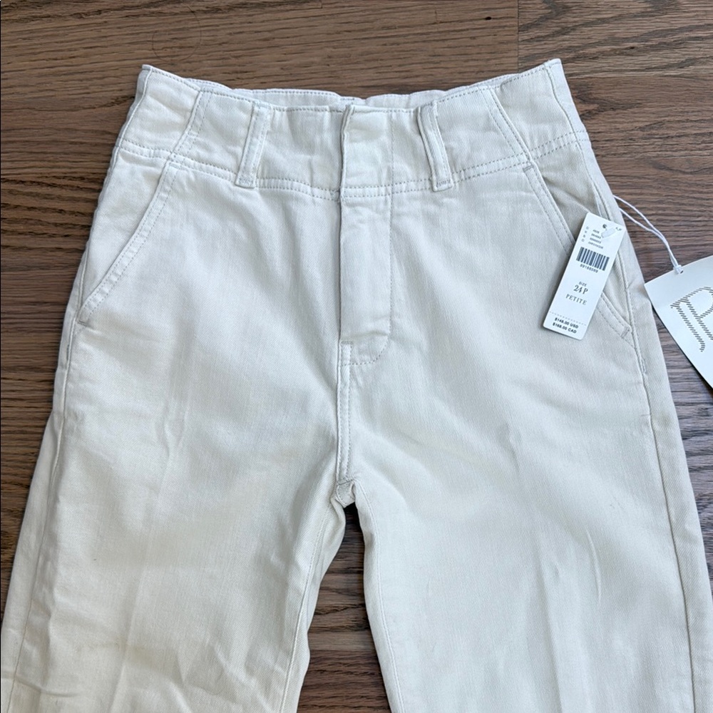 NWT PILCRO ivory jeans